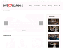 Tablet Screenshot of lovelearnings.com